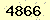 請輸入此驗證碼 : 4866