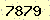 請輸入此驗證碼 : 7879