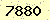 請輸入此驗證碼 : 7880