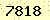 請輸入此驗證碼 : 7818