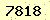 請輸入此驗證碼 : 7818