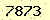 請輸入此驗證碼 : 7873