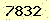 請輸入此驗證碼 : 7832
