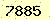 請輸入此驗證碼 : 7885