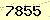 請輸入此驗證碼 : 7855