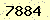 請輸入此驗證碼 : 7884