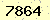 請輸入此驗證碼 : 7864