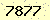 請輸入此驗證碼 : 7877