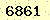 請輸入此驗證碼 : 6861
