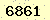 請輸入此驗證碼 : 6861