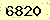 請輸入此驗證碼 : 6820