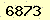 請輸入此驗證碼 : 6873