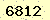 請輸入此驗證碼 : 6812