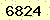 請輸入此驗證碼 : 6824