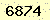 請輸入此驗證碼 : 6874