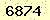 請輸入此驗證碼 : 6874