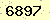 請輸入此驗證碼 : 6897