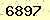 請輸入此驗證碼 : 6897