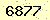 請輸入此驗證碼 : 6877