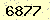 請輸入此驗證碼 : 6877