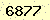 請輸入此驗證碼 : 6877