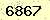 請輸入此驗證碼 : 6867