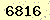 請輸入此驗證碼 : 6816