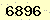 請輸入此驗證碼 : 6896