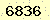 請輸入此驗證碼 : 6836
