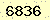 請輸入此驗證碼 : 6836