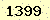 請輸入此驗證碼 : 1399
