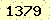 請輸入此驗證碼 : 1379