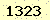 請輸入此驗證碼 : 1323