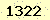 請輸入此驗證碼 : 1322