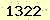 請輸入此驗證碼 : 1322