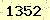 請輸入此驗證碼 : 1352