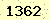 請輸入此驗證碼 : 1362