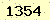 請輸入此驗證碼 : 1354