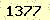 請輸入此驗證碼 : 1377