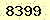 請輸入此驗證碼 : 8399