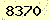 請輸入此驗證碼 : 8370