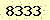 請輸入此驗證碼 : 8333