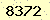 請輸入此驗證碼 : 8372