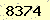 請輸入此驗證碼 : 8374