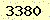 請輸入此驗證碼 : 3380