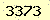 請輸入此驗證碼 : 3373