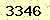 請輸入此驗證碼 : 3346