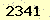 請輸入此驗證碼 : 2341