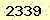 請輸入此驗證碼 : 2339