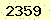 請輸入此驗證碼 : 2359